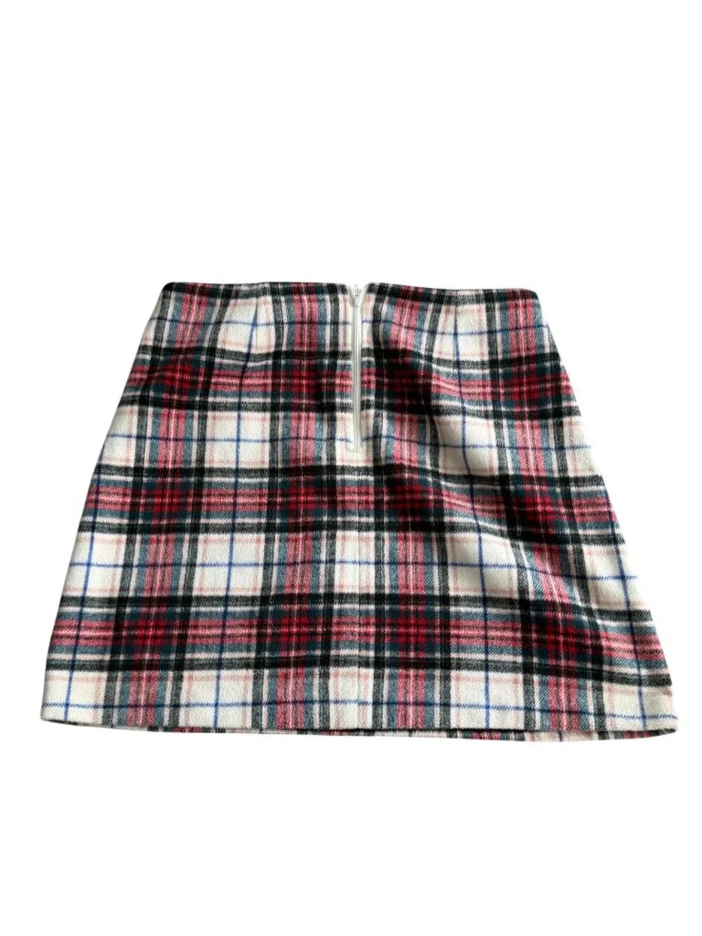 COPPER KEY Holiday Plaid Mini Skirt Size Small